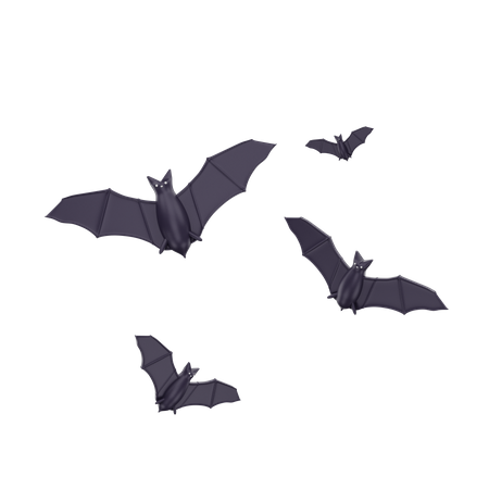 Flying Bat  3D Icon