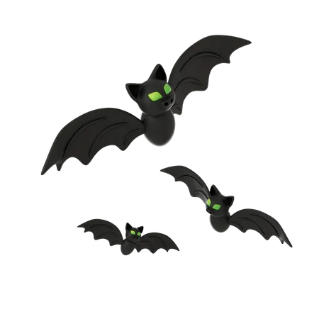 Flying Bat  3D Icon