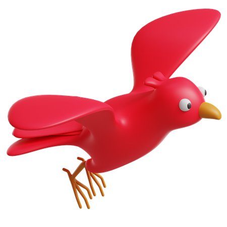 Flying Bird  3D Icon