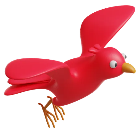 Flying Bird  3D Icon