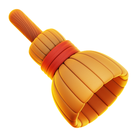 Flying Broom  3D Icon