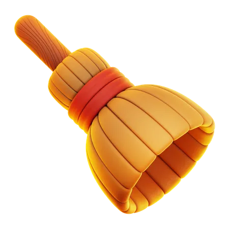 Flying Broom  3D Icon