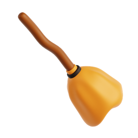 Flying Broom  3D Icon