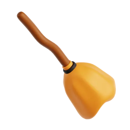 Flying Broom  3D Icon