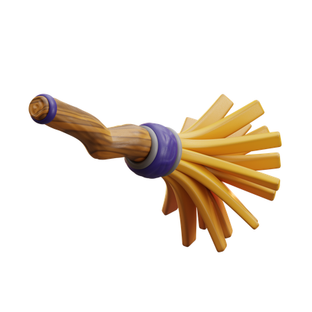 Flying Broom  3D Icon