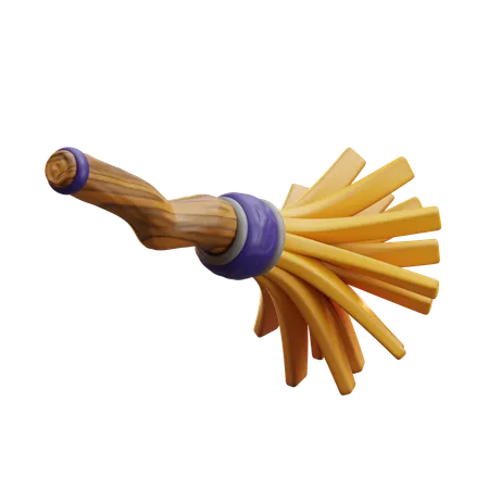 Flying Broom  3D Icon