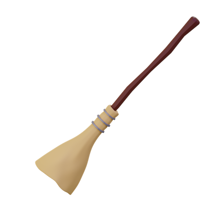 Flying Broom  3D Icon