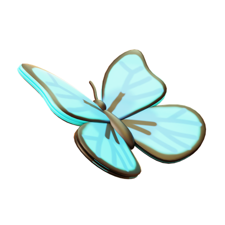 Flying Butterfly  3D Icon