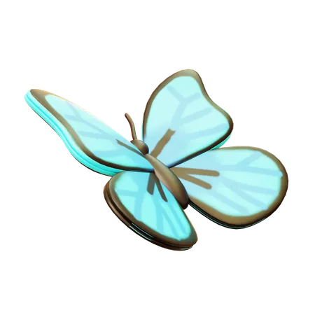 Flying Butterfly  3D Icon