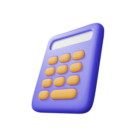 Flying calculator  3D Icon
