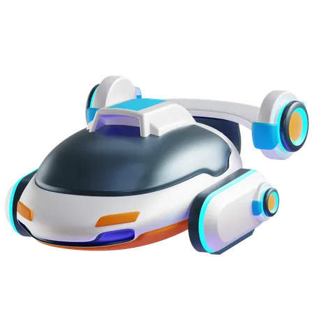 FLYING CAR  3D Icon
