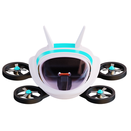 Flying Car  3D Icon