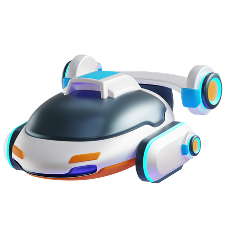 FLYING CAR  3D Icon
