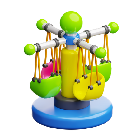 Flying Chair  3D Icon