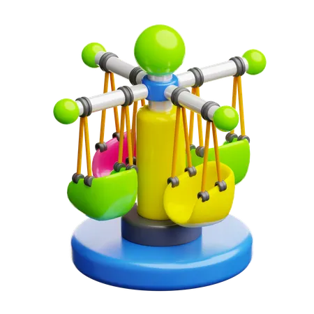 Flying Chair  3D Icon