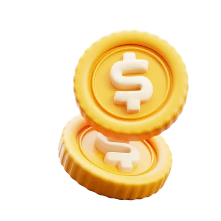 Flying Coins  3D Icon