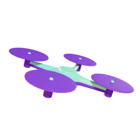 Flying Drone  3D Icon