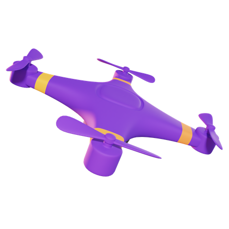 Flying Drone  3D Icon