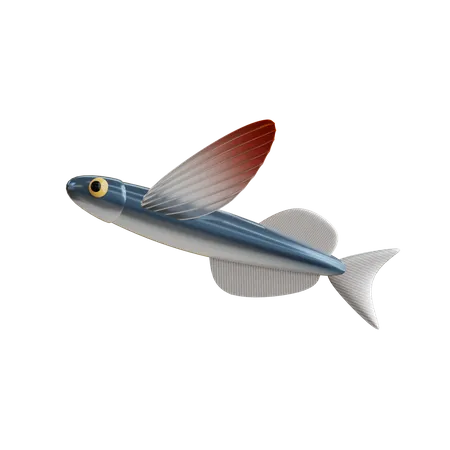 Flying Fish  3D Icon
