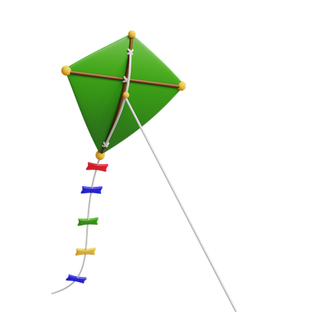 Flying Kite  3D Icon