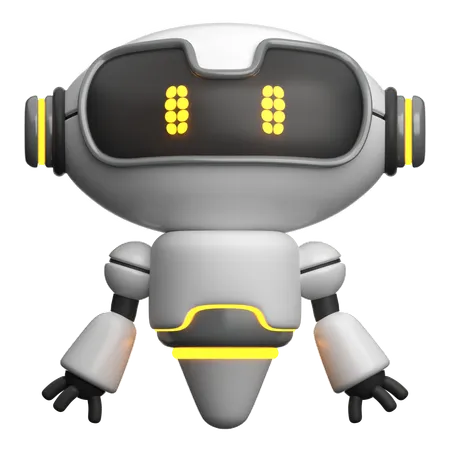 Flying Robot  3D Icon