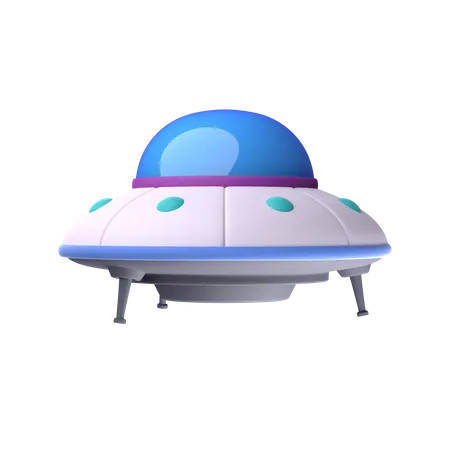 Flying Saucer 3D Icon