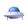 flying saucer 3d logos
