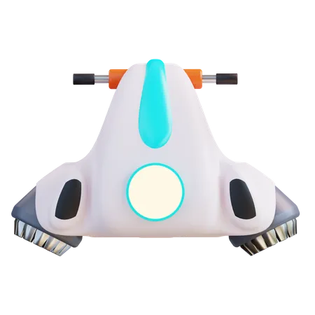 Flying Scooter  3D Icon