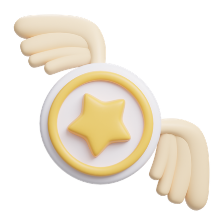플라잉 스타  3D Icon