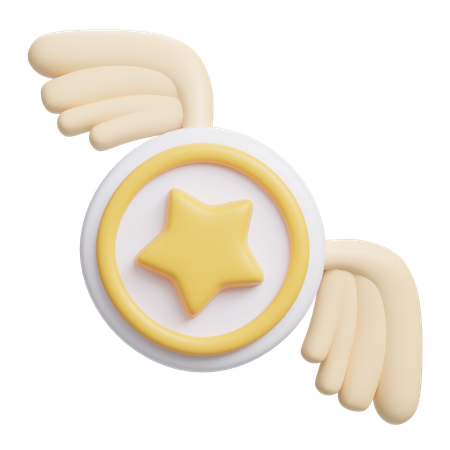 Flying Star  3D Icon