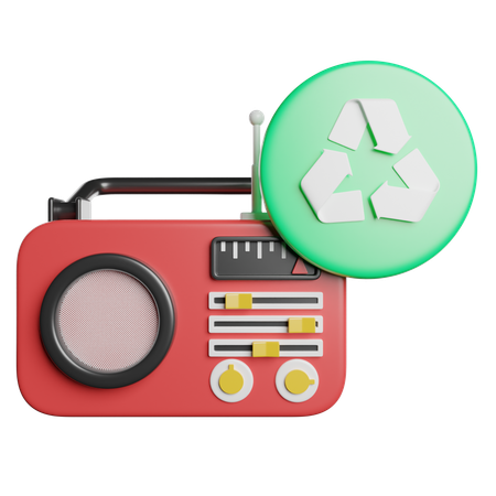 FM-Radio  3D Icon