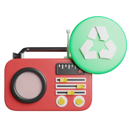 FM-Radio  3D Icon