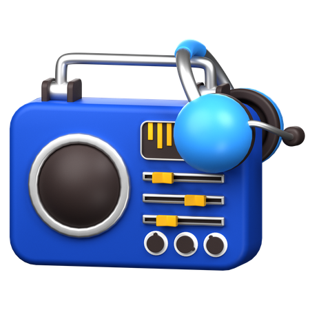 Fm Radio  3D Icon