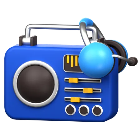 Fm Radio  3D Icon