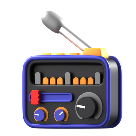 Fm Radio  3D Icon