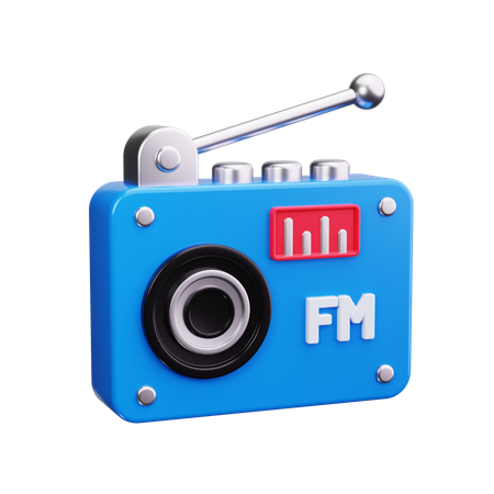 Fm Radio  3D Icon