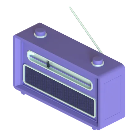 Fm Radio  3D Illustration