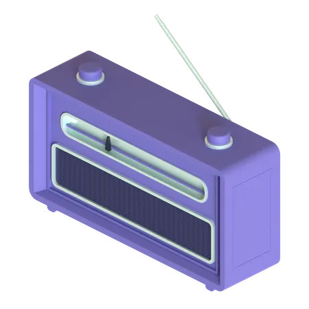 FM-Radio  3D Illustration