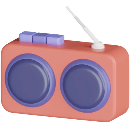 FM-Radio  3D Icon