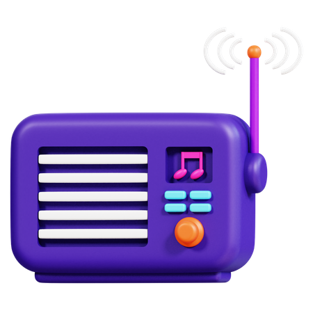 Fm Radio  3D Icon