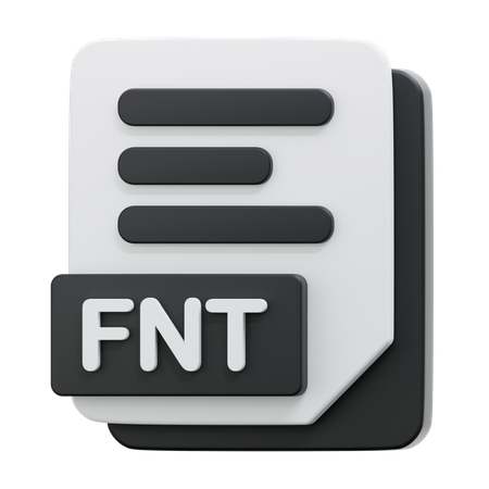 FNT FILE  3D Icon