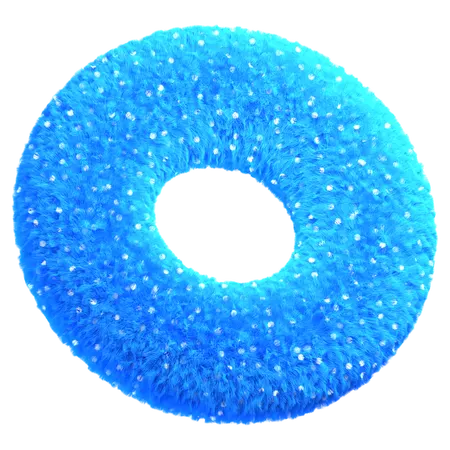 Foam Pool Float  3D Icon