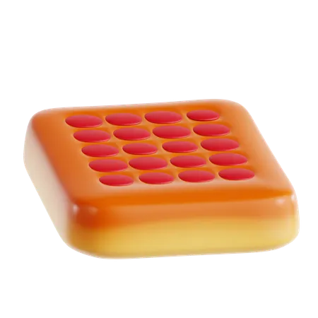 Focaccia  3D Icon