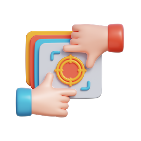Focus  3D Icon