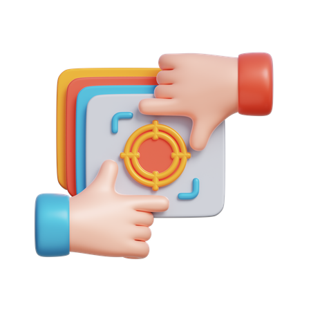 Focus  3D Icon