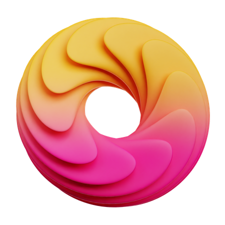 Focus Abstract  3D Icon