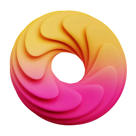 Focus Abstract  3D Icon