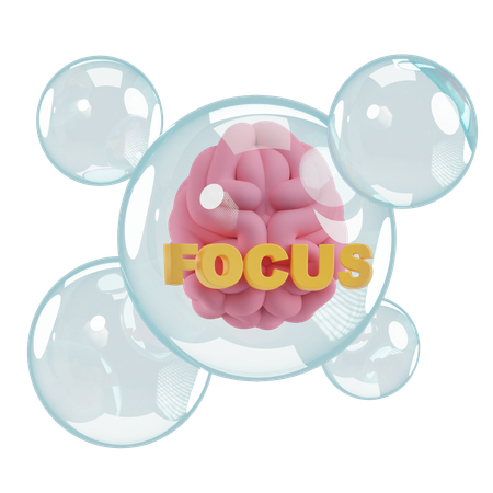 Focus Bubble  3D Icon