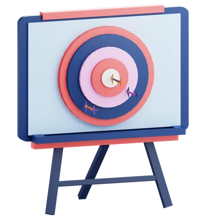 Focus On Target  3D Icon