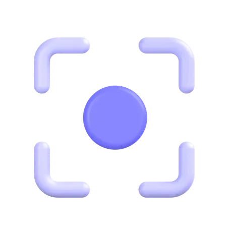 Focus Point  3D Icon